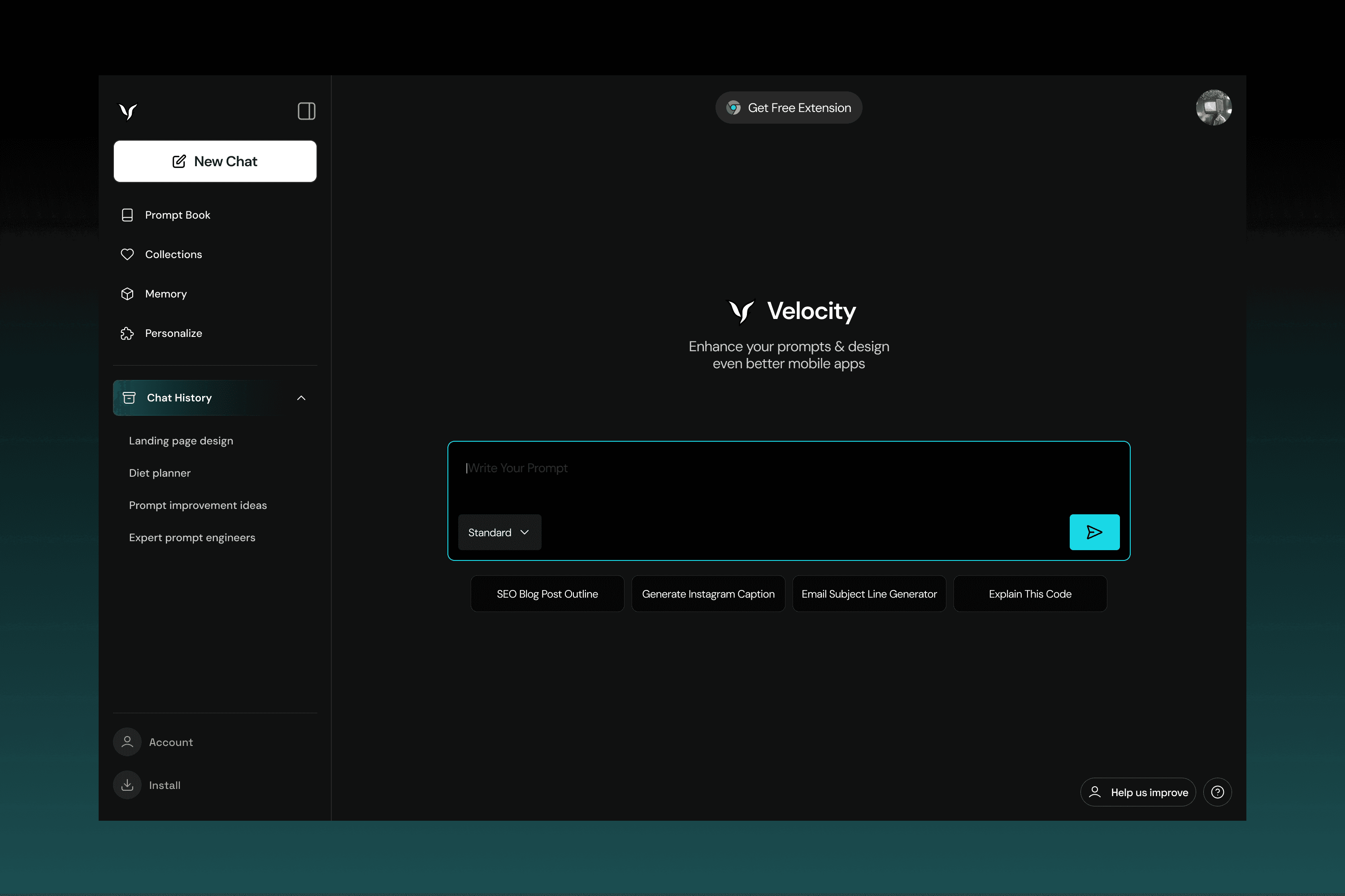 Velocity Web Application
